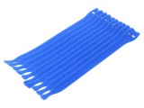 Colier Cablu Brățară cu Arici HELLERMANNTYTON 200mm x 12.5mm Albastru Poliamida -40-85&deg;C