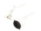 Prelungitor Alimentare 2m 1 Priză Negru, Goobay