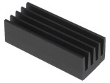 Radiator Aluminiu Negru 21x8x6mm 33K/W