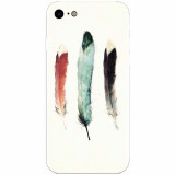 Husa silicon pentru Apple Iphone 5 / 5S / SE, Three Feathers
