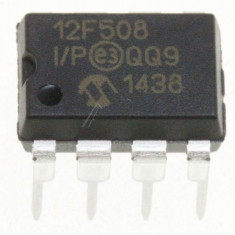 12F508 8BIT FLASH MCU,12F508,DIP8 TIP:PIC12F508-I/P PIC12F508-I/P MICROCHIP