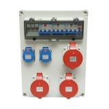 Tablou grup prize organizare santier 2x230V/16A, 3x400V/32A, 12 module 460x270x160mm IP44/67 Suntree