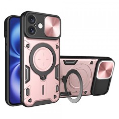 Husa pentru Apple iPhone 16, Techsuit, CamGuard Pro, Roz Aurie