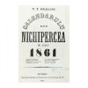 Calendarul lui Nikipercea 1861, Nicolae T. Orășanu, Bucuresti, Imprimeria Nationala, Ilustratii, Gravuri Politice, Bibliofilie