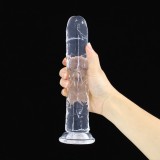 Cumpara ieftin Dildo Penis 17.5/3.4cm Realistic Ventuza Natural Shape Transparent Dong