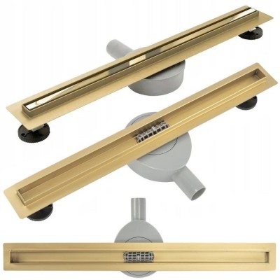 Rigola dus Rea Neo Slim Mirror Gold Pro 90 foto