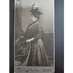 Fotografie, femeie din inalta societate, cca 1900
