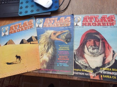 ATLAS MAGAZIN, LOT 3 REVISTE 1995-1996 * ANUL 1, NR1... foto