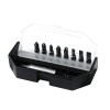 Stanley 1-68-734 Set 10 piese1/4&quot; - PH1, PH2, PH3; PZ1, PZ2, PZ3; sl, adaptor magnetic ProAdvanced PowerfulTools