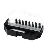 Stanley 1-68-734 Set 10 piese1/4&quot; - PH1, PH2, PH3; PZ1, PZ2, PZ3; sl, adaptor magnetic ProAdvanced PowerfulTools
