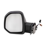 Oglinda exterioara Citroen Berlingo (7), 02.2008-06.2012, Peugeot Partner, 03.2008-06.2012, Stanga, Crom, electrica, Cu incalzire, carcasa neagra, Co