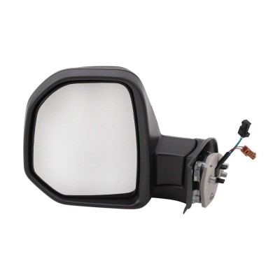 Oglinda exterioara Citroen Berlingo (7), 02.2008-06.2012, Peugeot Partner, 03.2008-06.2012, Stanga, Crom, electrica, Cu incalzire, carcasa neagra, Co foto