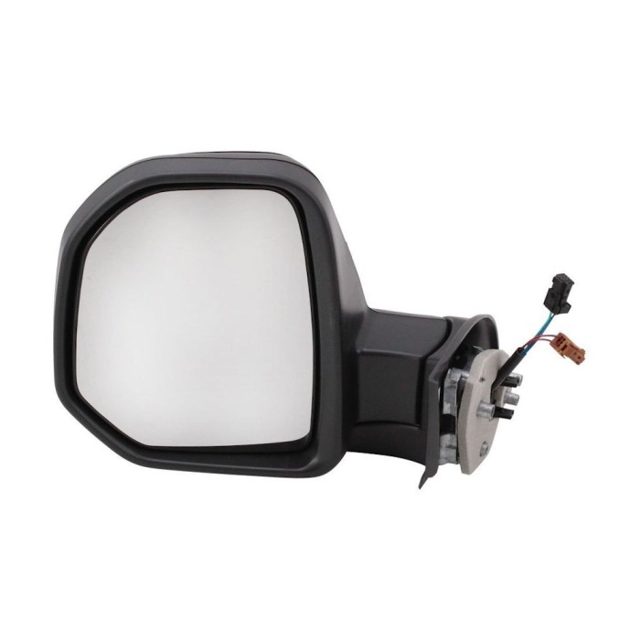 Oglinda exterioara Citroen Berlingo (7), 02.2008-06.2012, Peugeot Partner, 03.2008-06.2012, Stanga, Crom, electrica, Cu incalzire, carcasa neagra, Co