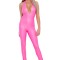Salopeta wetlook latex, acoperit cu poliuretan roz
