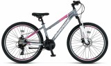 Bicicleta MTB Umit Mirage Lady 2D, 21 viteze, culoare antracit roz, roata 26 , cadru din aluminiu, frana disc