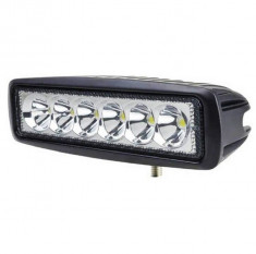 Proiector LED Auto Offroad 18W/12V-24V, 1320 Lumeni, Lungime 16 cm, Spot Beam 25 Grade foto