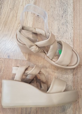 Sandale dama lux CLERGERIE PARIS noi piele naturala extra fina comode 39,5 foto