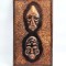 Tablou Relief Foaie Cupru Arta Africana 46 x 25 cm semnata Metaloplastie
