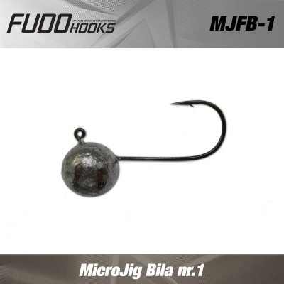 Micro Jig Fudo Bila nr.1 BN black nickel 2g 8buc/plic foto