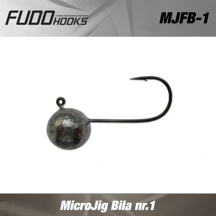Micro Jig Fudo Bila nr.1 BN black nickel 2g 8buc/plic