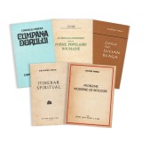 Liviu Rusu, Victor Preda, Dumitru Micu, Corneliu Mircea, Grigore Popa, cinci volume cu dedicație pentru D. D. Roșca, 1935-1978