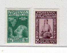 Romania 1934 Expozitia fructelor foto