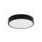 Lampă De Tavan Onyx Negru Aluminiu 1 Bec Rotund Minimalist De Interior