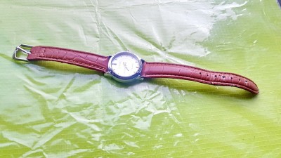 E584-Ceas mana dama LONDA Quartz FUNCTIONAL cromat stare buna diametrul 3 cm. foto