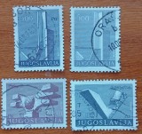YUGOSLAVIA- "MONUMENTELE -REVOLUTIEI"-4V.-stamp.-MNH-Vezi-Scan