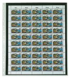 5 folii pentru timbre, Favorit 750PA, 1 buzunar de 295 x 245 mm