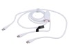 Cablu USB 2.0 USB-C VENTION 1,5m alb nichelat x2