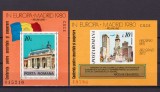 Cumpara ieftin ✅ RO 1980 LP 1018 + 1019 " Europa - C.S.C.E. Madrid 1980 " colita dantelata + nedantelata ,MNH