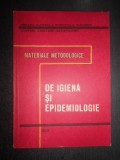 Andrei Kelemen - Materiale Metodologice Igiena si Epidemiologie, Editura Medicala 1981
