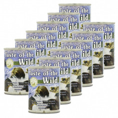 TASTE OF THE WILD Pacific Stream Canine - conservă, 12 x 390g