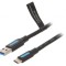 Cablu USB 3.0 A la C, 2m, Negru