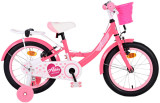 Bicicleta pentru fete Ashley, 16 inch, culoare roz, frana de mana fata si spate PB Cod:31635