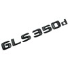 Emblema GLS 350d Negru, pentru spate portbagaj Mercedes, Mercedes-benz