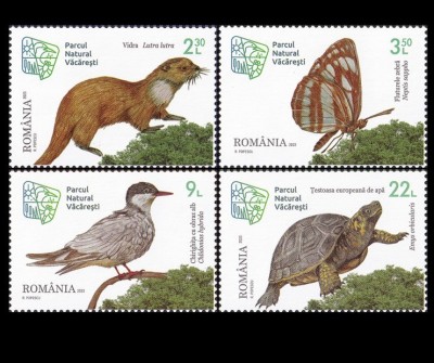 2023 - Parcul National Văcărești, fauna, serie neuzata foto