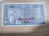 IUGOSLAVIA 40 KRUNA / 10 DINARI 1919 SUPERBA