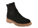 Ghete FLAVIA PASSINI negre, T016, din piele intoarsa