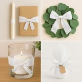Tul Alb pentru Marturii DIY - Dimensiune 36x36cm, CMCLASS