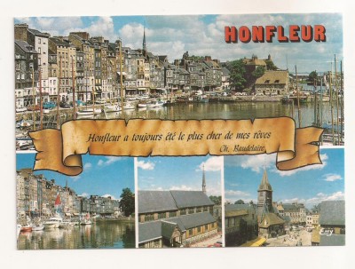 FA76-Carte Postala- FRANTA - Honfleur, Calvados, necirculata foto