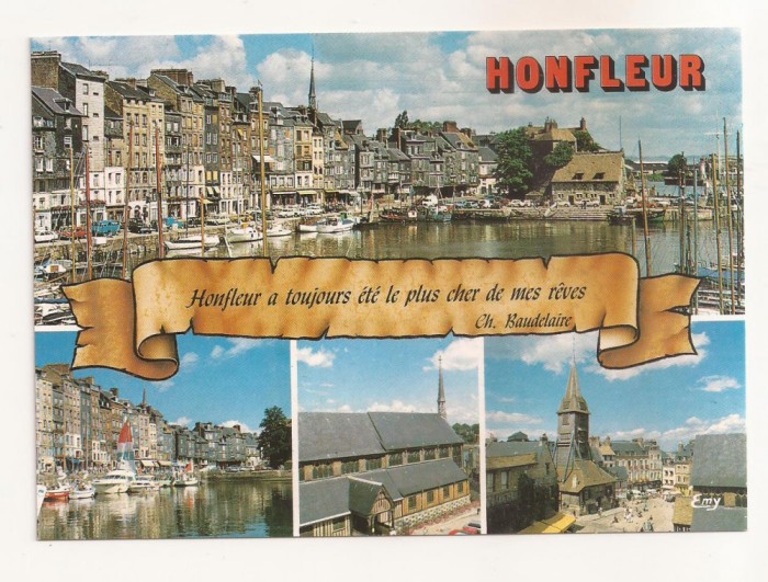 FA76-Carte Postala- FRANTA - Honfleur, Calvados, necirculata