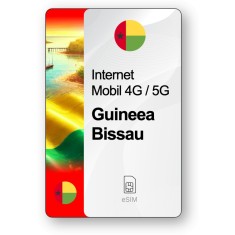 eSIM Internet Guineea-Bissau, valabil 7 zile, trafic 1 GB, Standard
