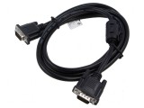 Cablu D-Sub 15pin HD negru 1,8m cu mufe la ambele capete