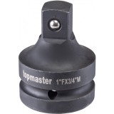 Topmaster 337703 - Adaptor patrat interior 1 la patrat exterior 3/4 inch
