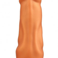 Dildo Lost cu Ventuza, Silicon Lichid, Auriu, 23 cm, Passion Labs