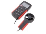 Termoanemometru LCD cu Husă și Iluminare 2-30m/s 0-40&deg;C
