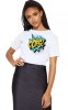 Tricou dama alb - Oops - XL, THEICONIC