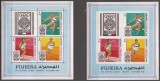 FUJEIRA 1968 SPORT J.O. DE VARA ( 2 colite dt. + ndt.) MNH